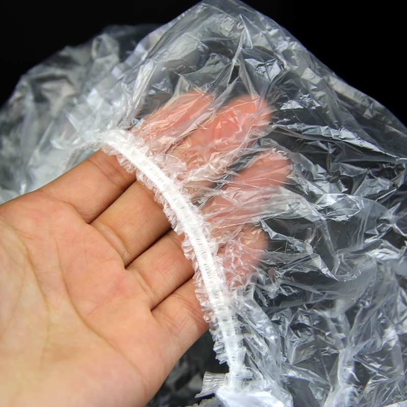 Disposable Waterproof Shower Cap for Weman Men Adults