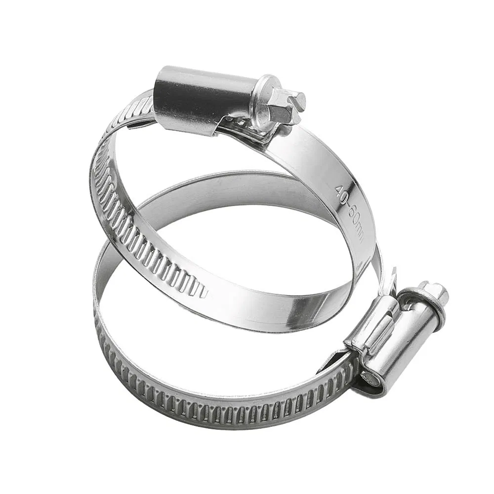 Worm Drive Stainless Steel American Heavy Duty Hose Pipe Clamp for Tube Connection