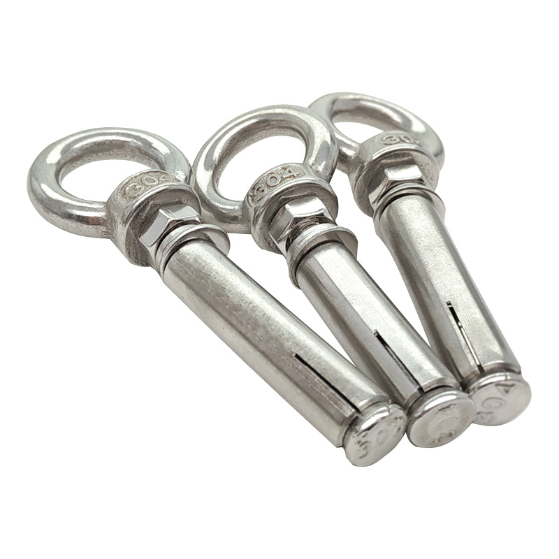 Carbon Steel Concrete Expansion Screw Through Fix Bolts Hex Nut Sleeve Anchor Bolt with Flange Nut