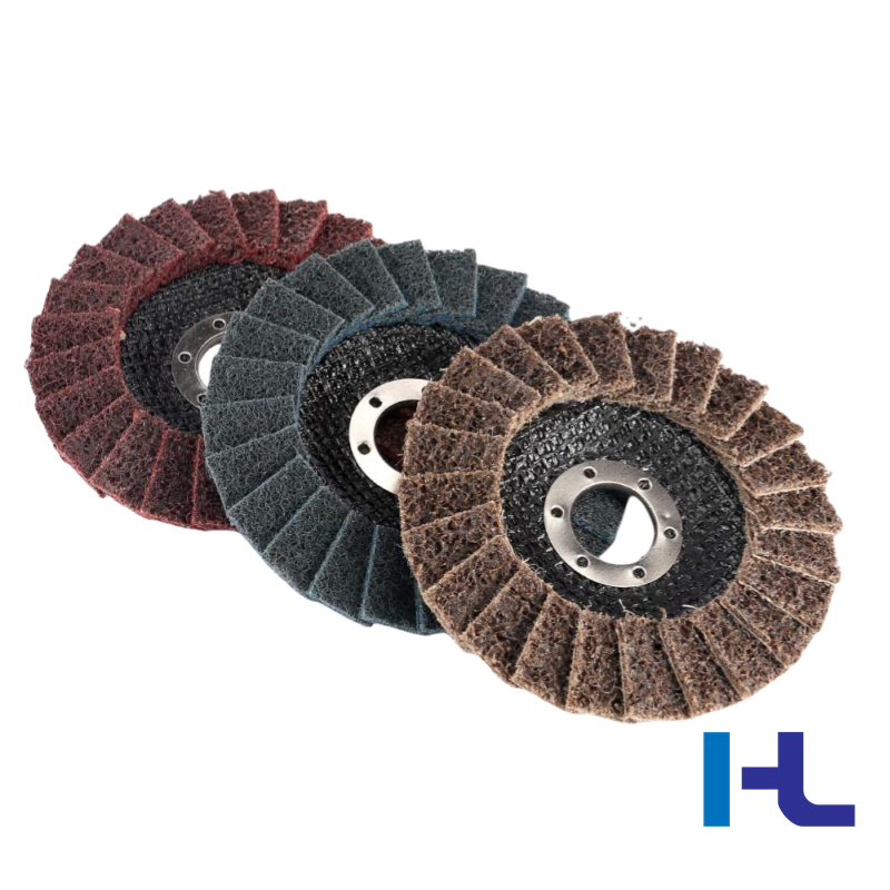 Abrasive Nylon Non-Woven Flap Disc for Rust Removal, 115mm