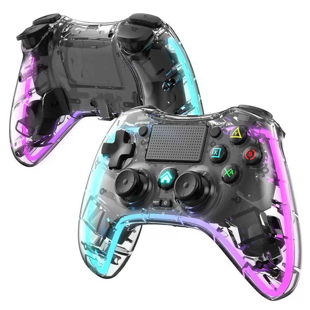 Беспроводной RGB геймпад P4 с подсветкой для Switch/PC/PS4