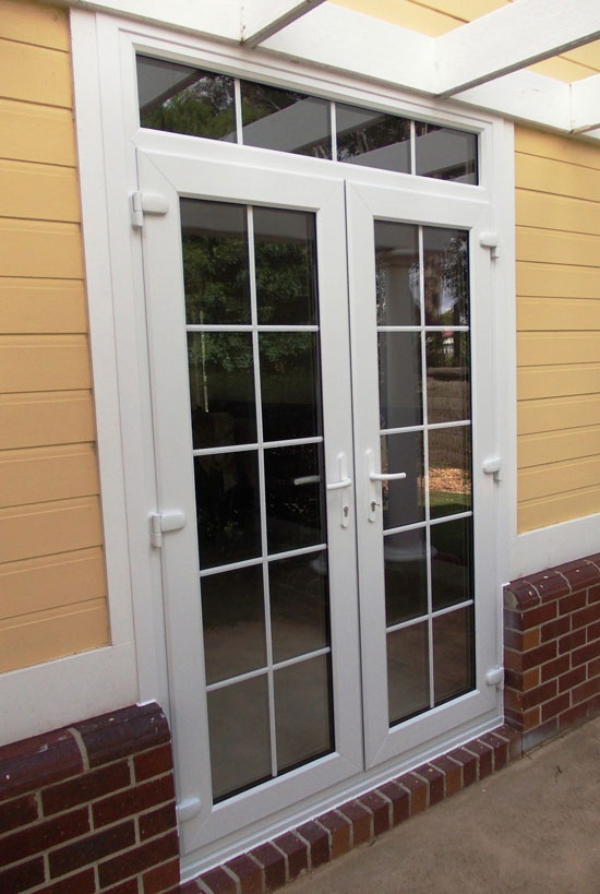 Conch UPVC Casement Door Thickened Profile Double Glazing Soundproof