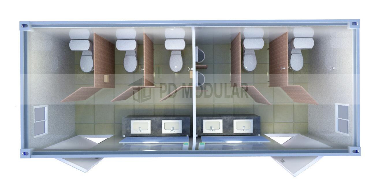 Luxury Moveable Low Price Toilet with Bathroom for Camping or Travelling