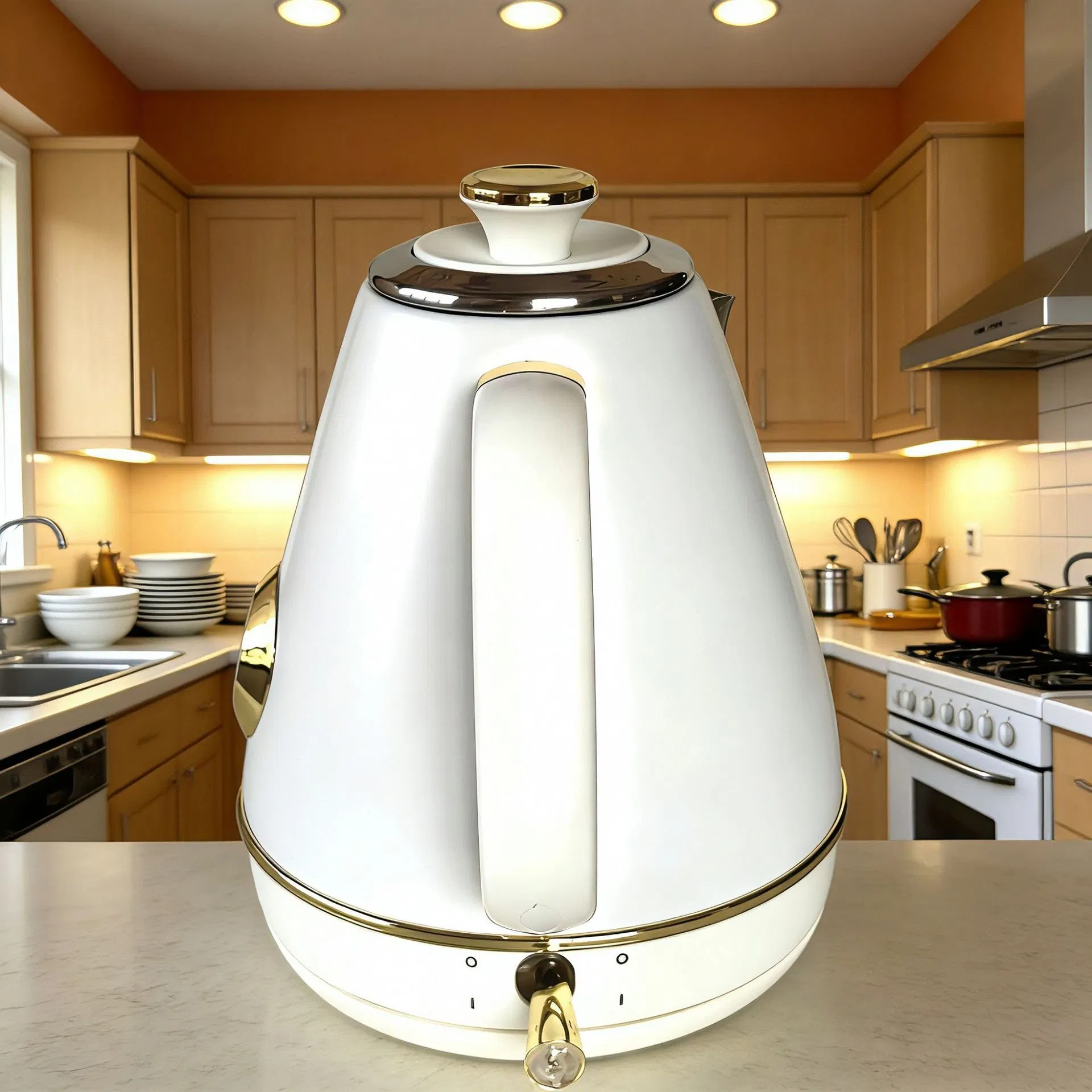 High-Efficiency 1.8L Keep Warm Electric Kettle Stainless Steel for Hot Water