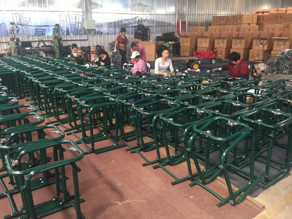 Four Wheels Garden Hose Reel Cart