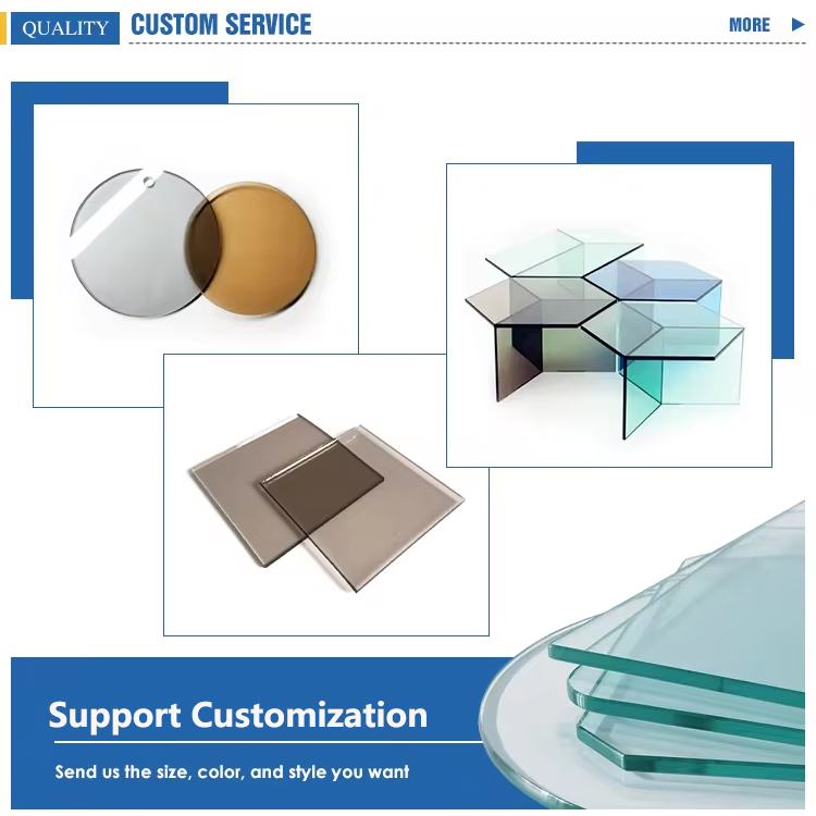 Decorative Factory Sale 2mm-6mm Copper Free and Lead Free Silver Glass Mirror for Decoration