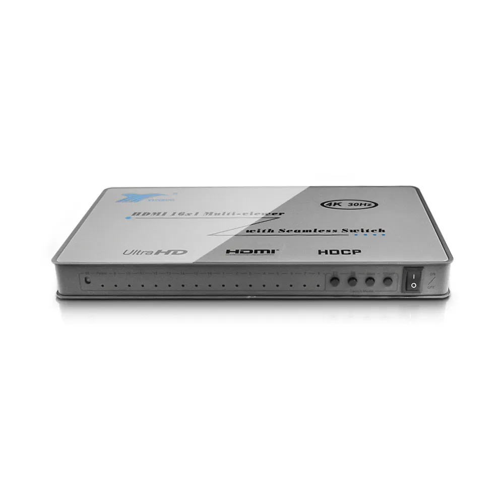 Custom HDMI Switch 16X1 Multiviewer with Seamless Switcher 16 Port