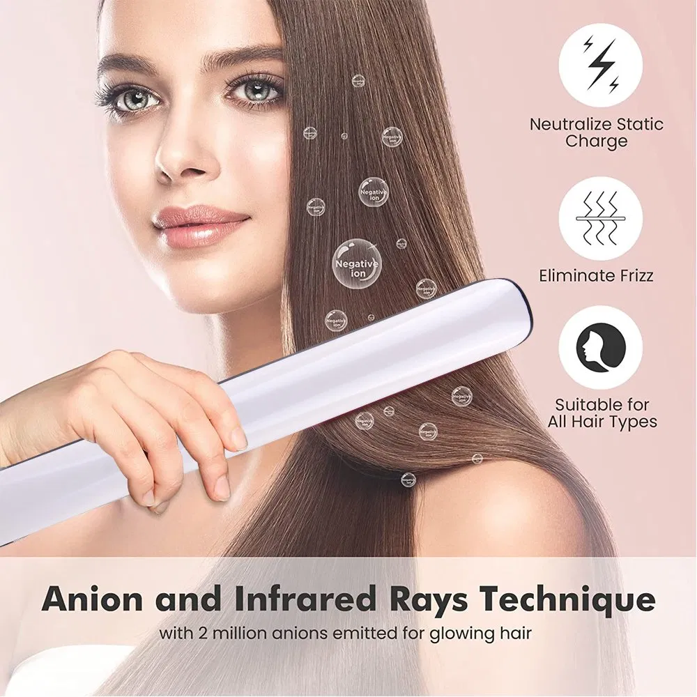 Professional LCD Display Hair Straightening Iron Hair Straightener
