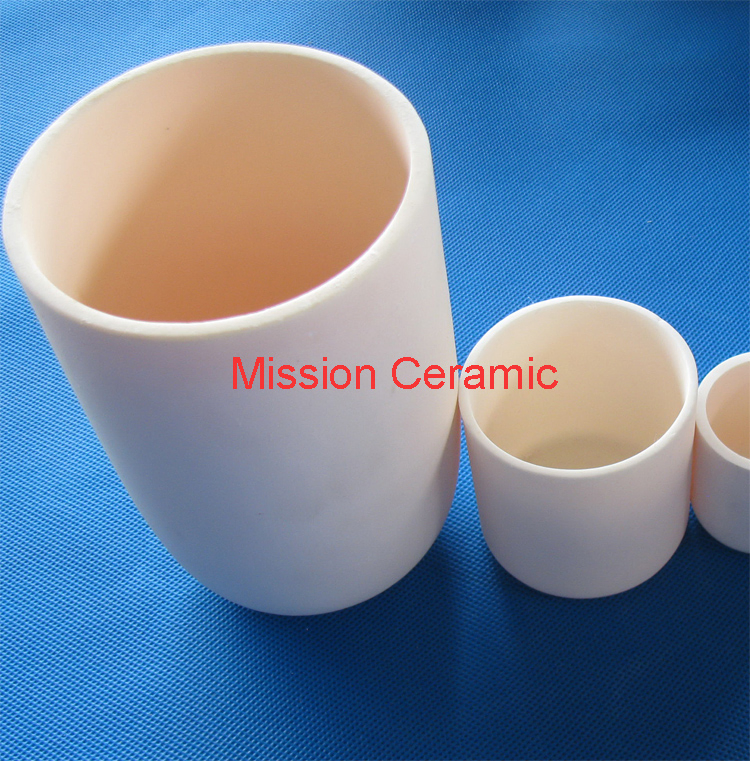 Тигель керамический из оксида алюминия 99,7%