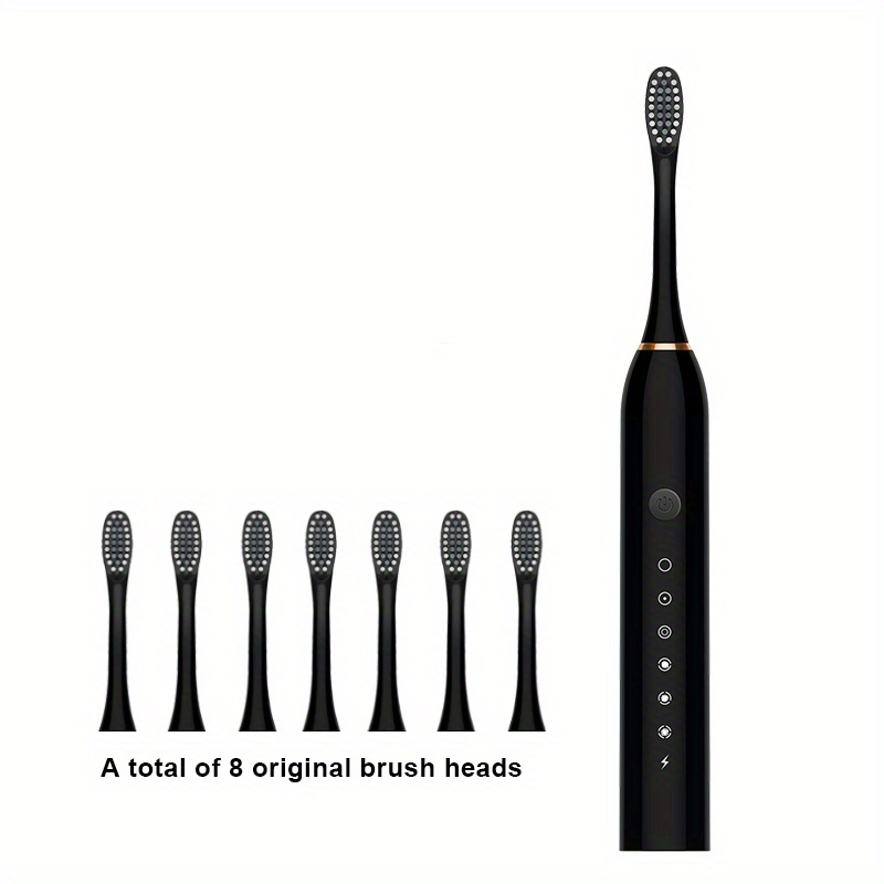 Rechargeable Automatic Ultrasonic Soft Fur Universal Electric Toothbrush for Adults