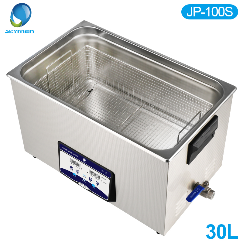 CE, RoHS Certification 110V/220V Digital Heating Ultrasonic Cleaner Jp-100s, 30L