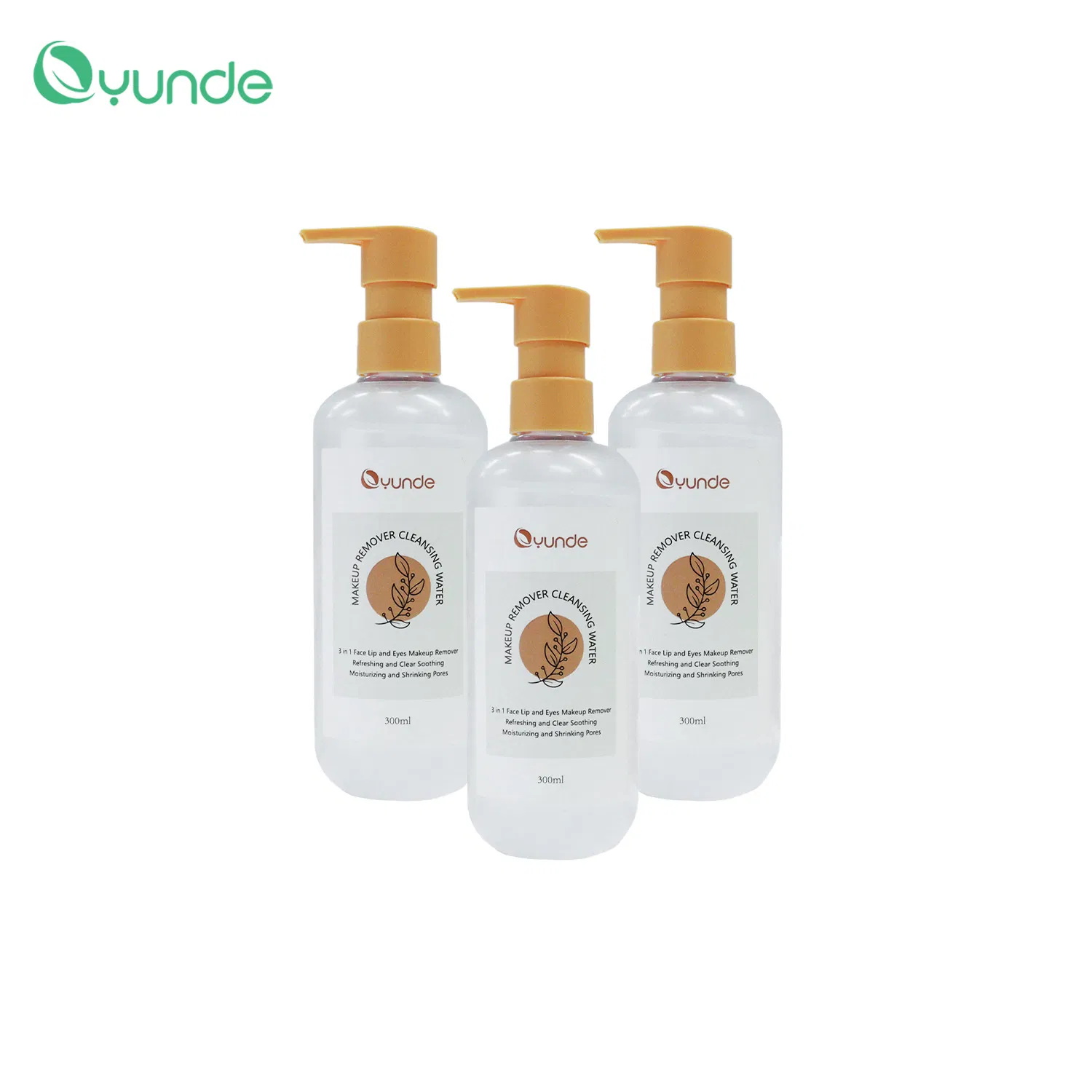 OEM ODM High Quality 3-in-1 Makeuo Remover Cleansing Water Fot Face