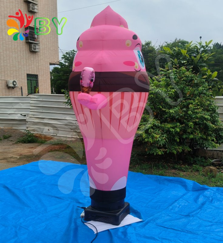 Boyan Ice Cream & Snow Cone Air Dancer with Arrow Sign