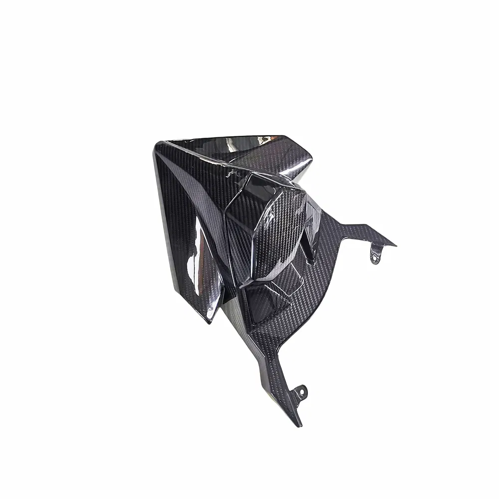Хвостовая центральная панель обтекателя Kawasaki H2 2021 из карбона