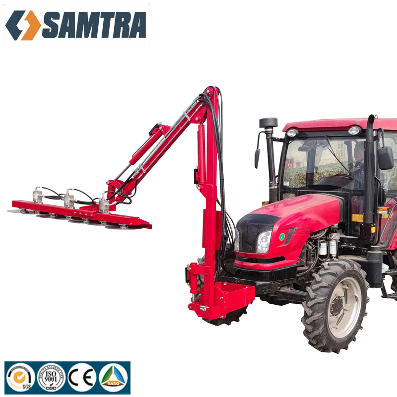 Samtra Gxj02 Saw Cutting Trimming Machine Tractor Mounted Euro Hitch Hydraulic Long Reach Mango Fruit Tree Hedge Garden Brush Bush Cutter Pruner Mower Trimmer
