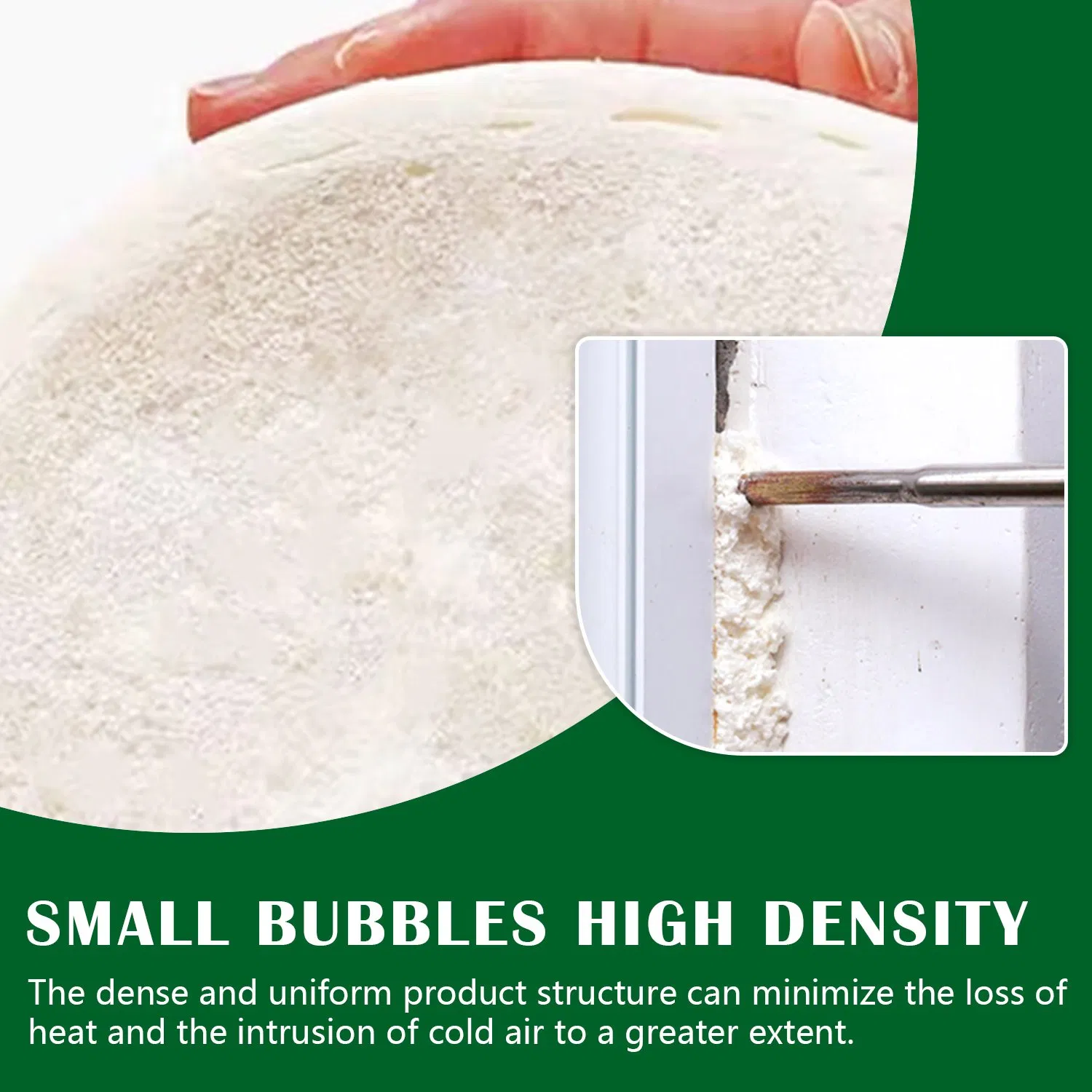 Nice Quality Mega Yield Gun&Straw Polyurethane Spray Insulation PU Foam for Window