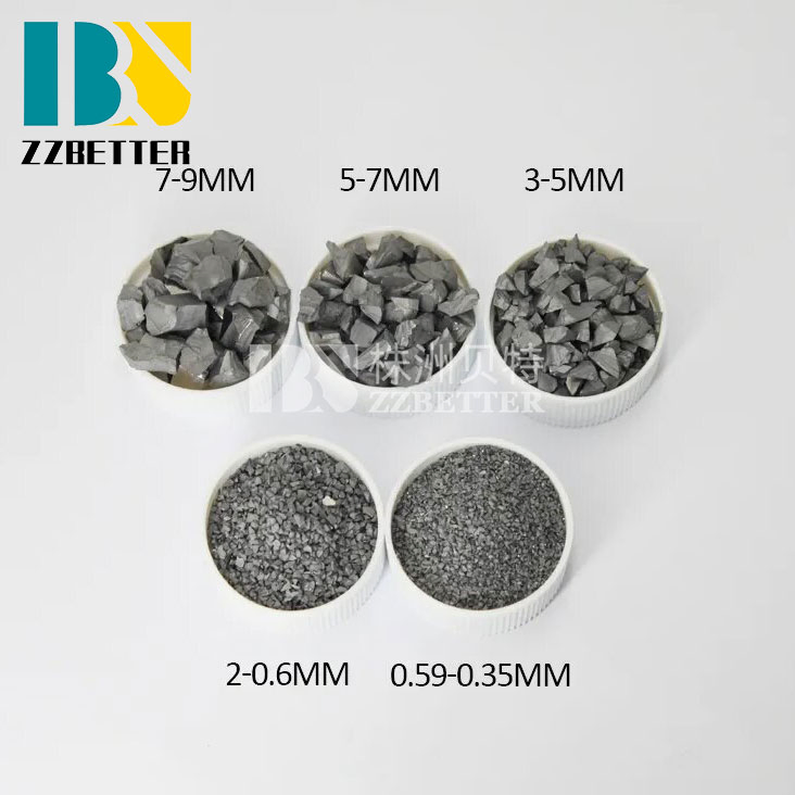 1~3mm 2~4mm 4~6mm Tungsten Carbide Grits
