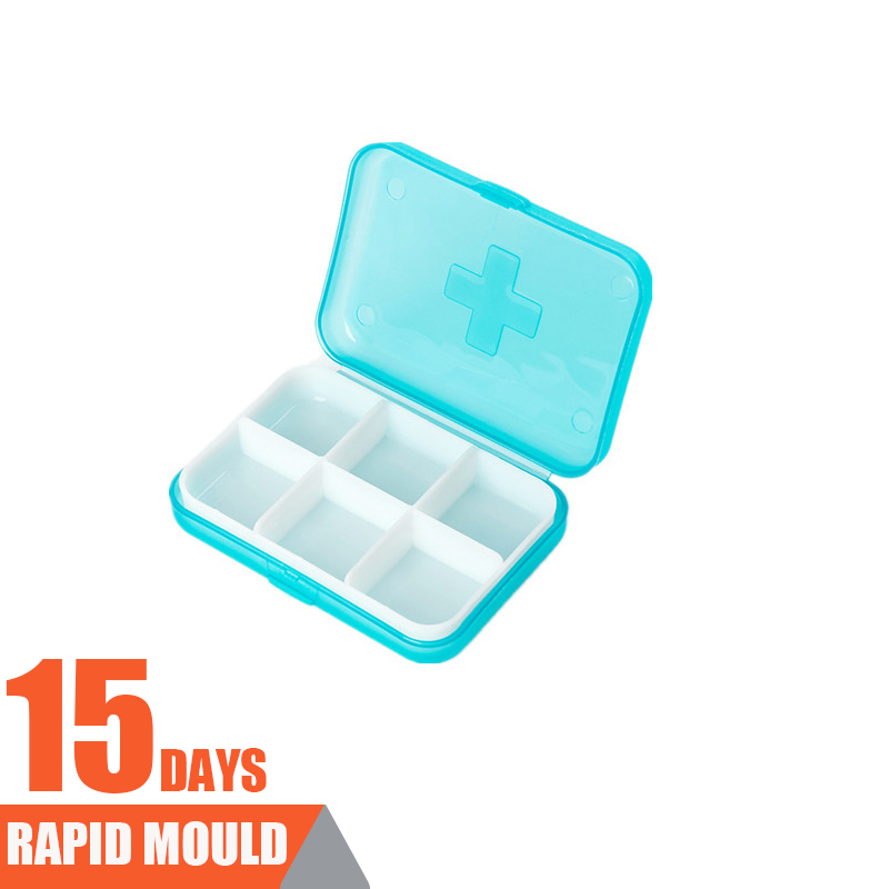 Customized Portable Weekly Medicine Organizer 7 Days 28 Slots Pill Box