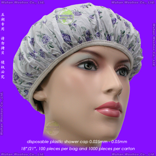 Disposable PE Cap for Bathroom Shower