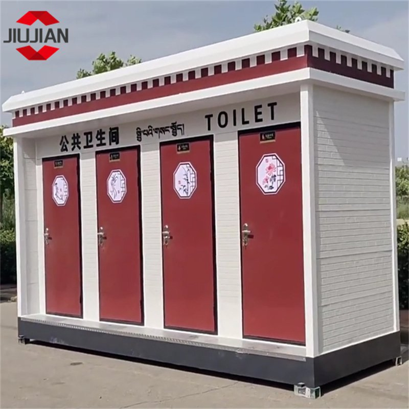 Modern Customized Public Mobile Multiple Container Portable Toilet for Scenic Spot