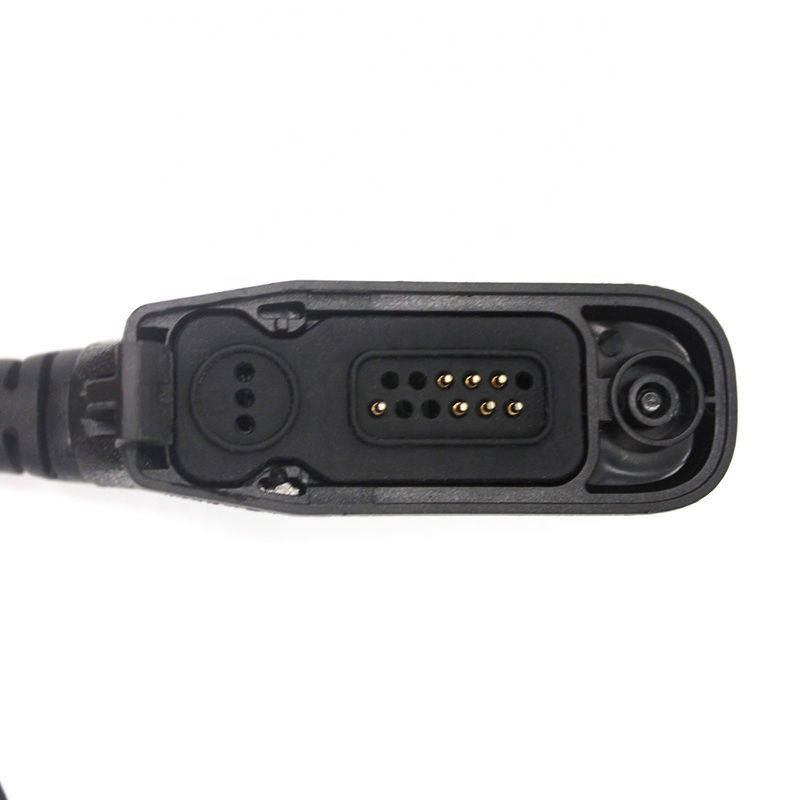 D Ring Security Earpiece Ptt Mic for Motorola Walkie Talkie Dp Xpr Dgp Apx Series Radio