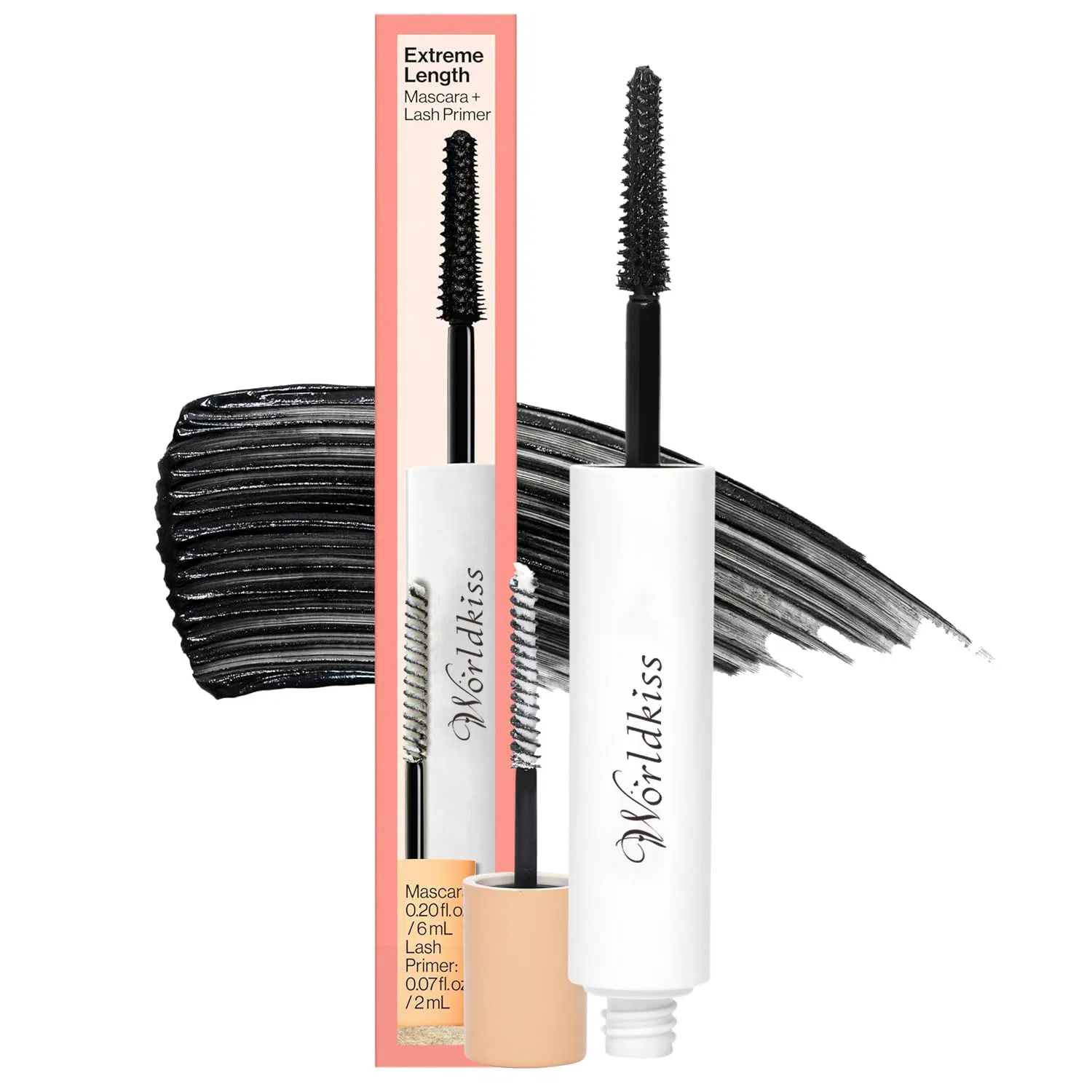 Wholesale Lengthening Lash Mascara Lightweight Nourishing Black Mascara Smudge Resistant Vegan and Cruelty-Free, OEM