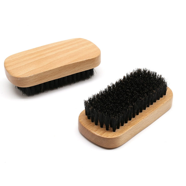 Custom Beard Brush Boar Bristle with Beech Wooden Handle Beard Brush