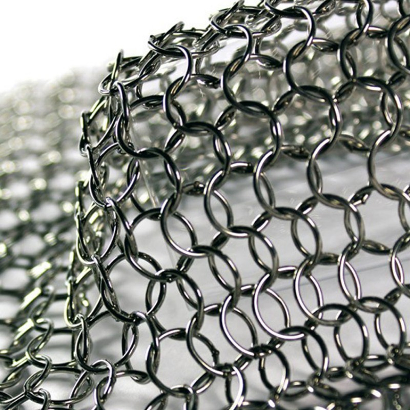 316 Stainless Steel Welded Ring Mesh Curtain for Architectural Decor