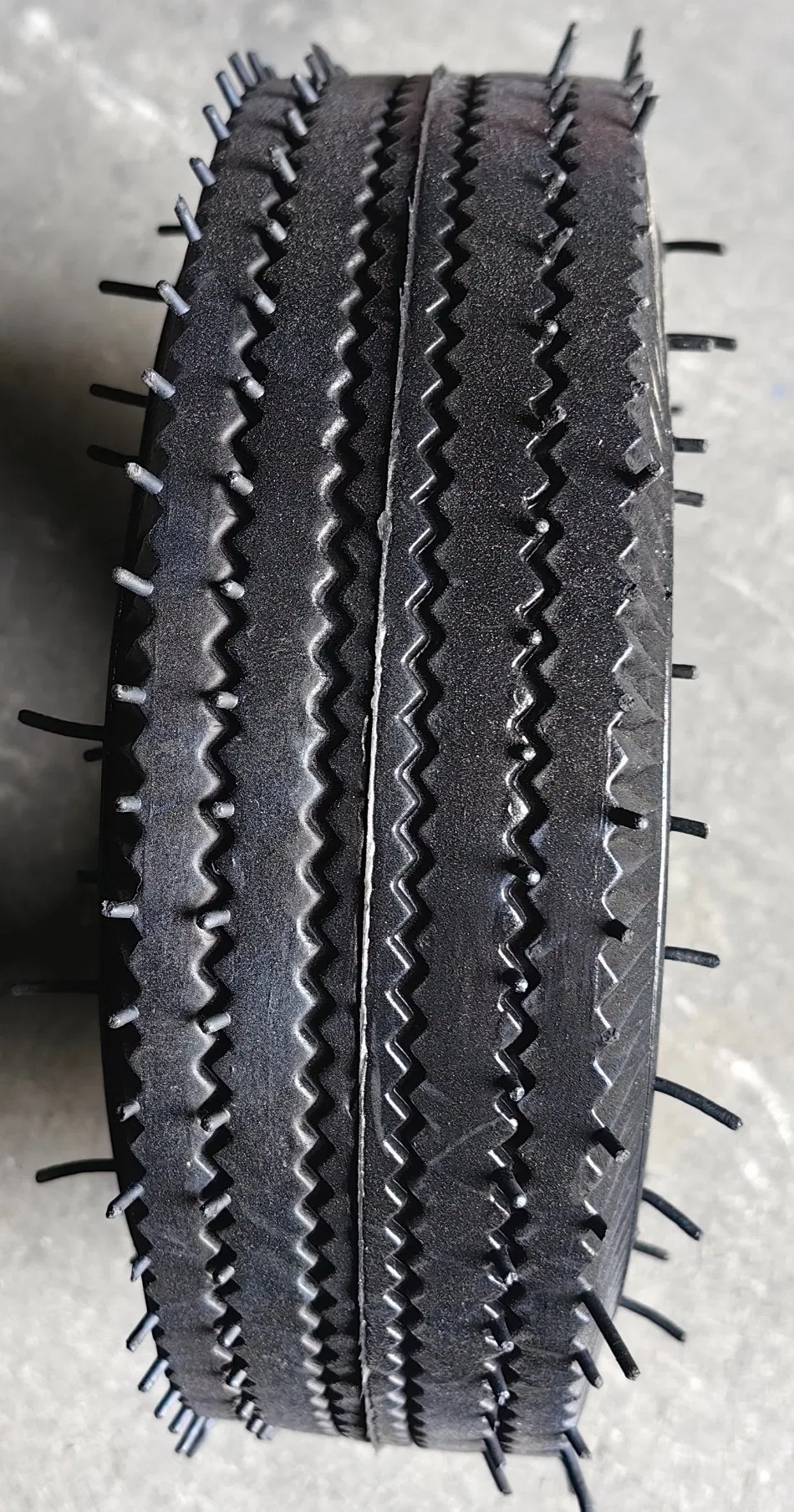 Sawtooth Pneumatic Tire & Tube 4.10/3.50-4 for Hand Truck Garden Wagon Cart Trolley Dolly Lawn Mover