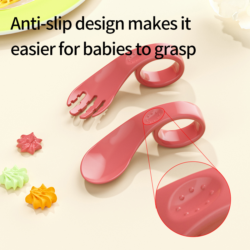 Non-Toxic Silicone Spork for Safe Eating by Kids