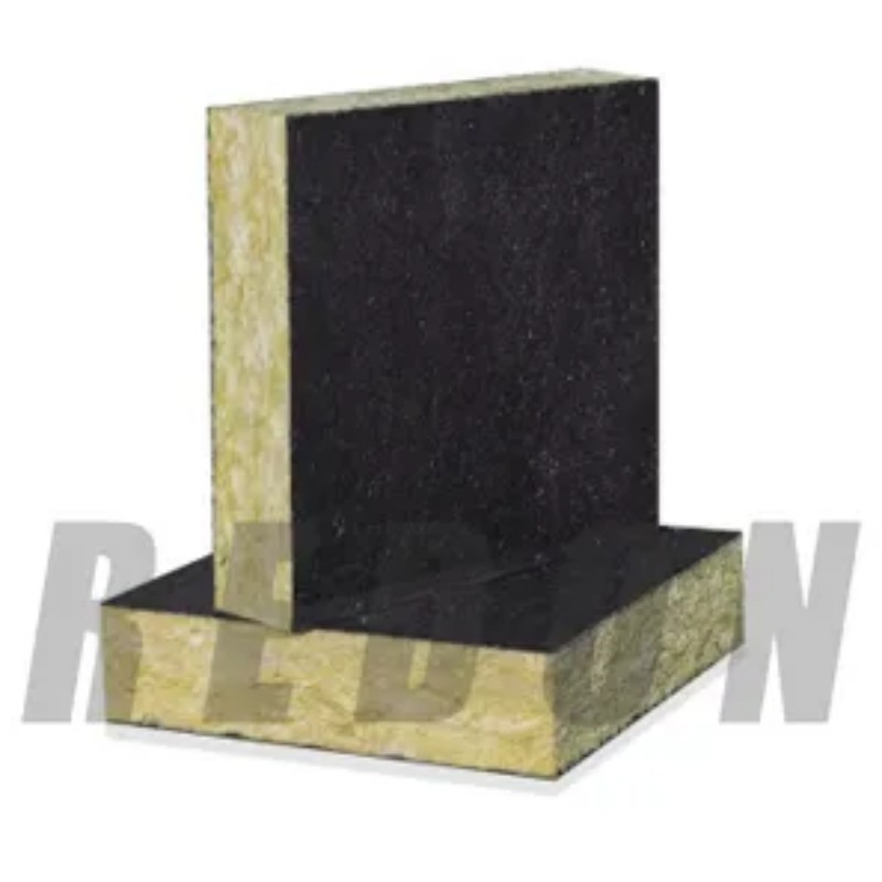 Heat Resistant 100kg/M3 Rock Wool Insulation Board for Heat Treatment Equipment