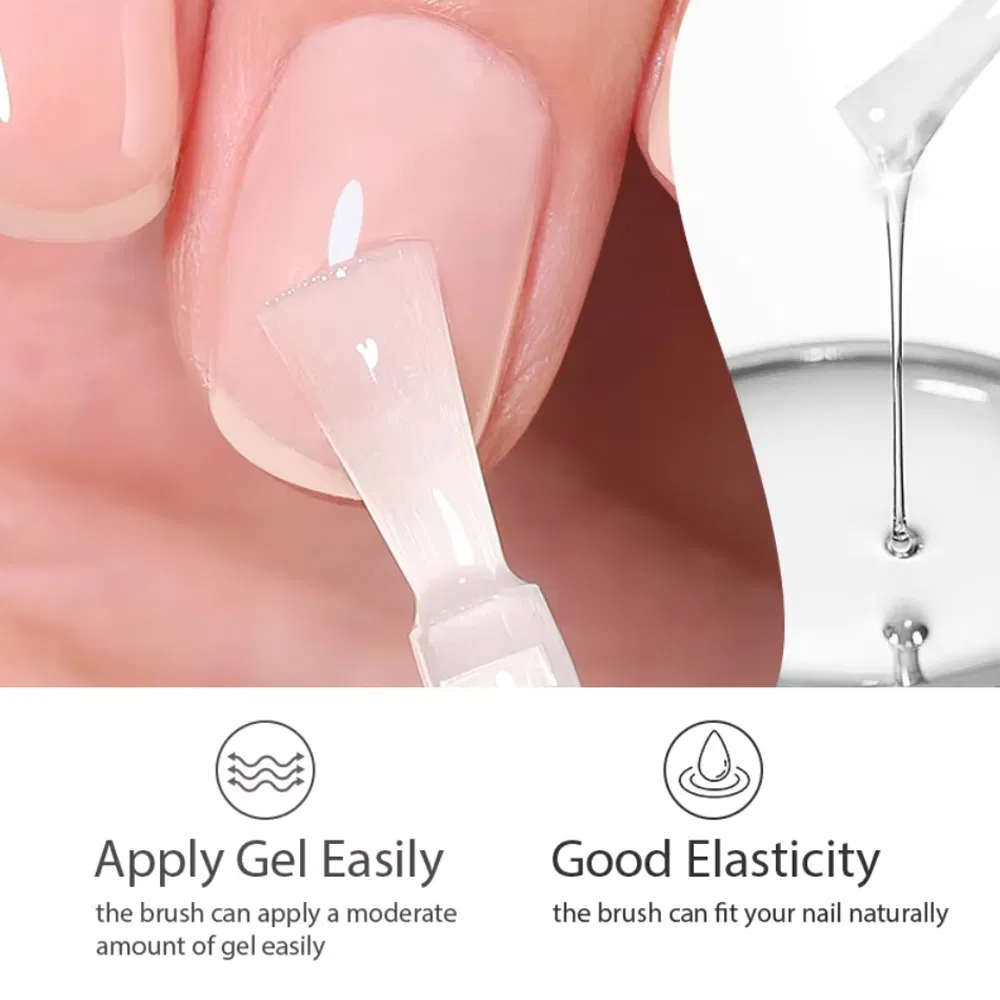 OEM/ODM Nail Art Supplies Wholesale Private Label UV Nails Gel Polish Builder Base No Wipe Top Coat