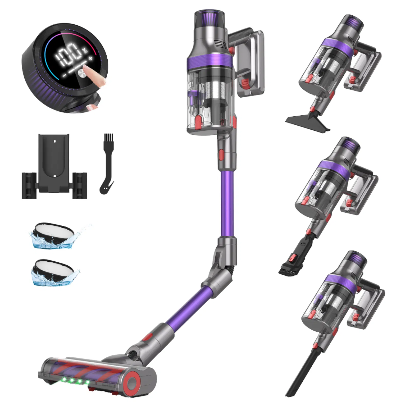 Powerful Cordless Stick Vacuum Cleaner with Advanced HEPA Filtration