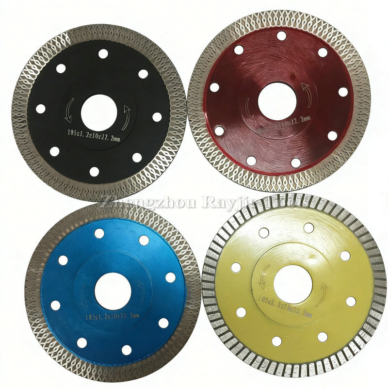 Industrial Diamond Saw Blade 115/125mm Porcelain Tile Ceramic Dry/Wet Cutting Disc for Angle Grinder Polish Tools
