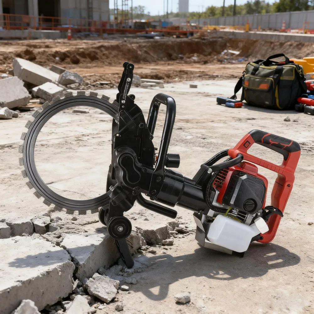 Glgw Petrol Concrete Cutter Concrete Hand Saw Gasoline Portable Cut off Floor Saw