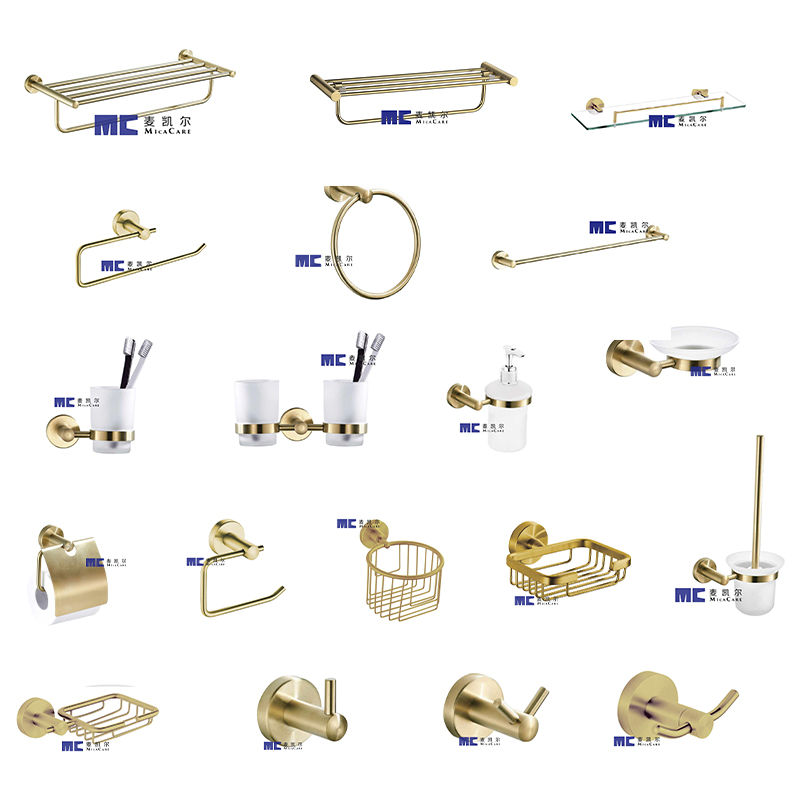 Wall Mounted Double Toothbrush Holder Set with 2 Cups