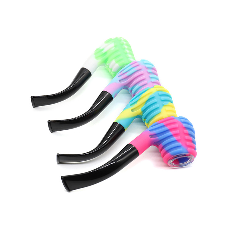 Silica Smoking Pipe Compact Size with Easy Cleaning Maintenance Included Silica Tobacco Pipe