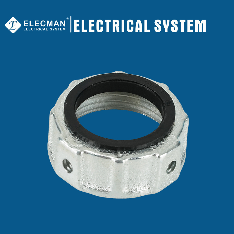 UL Malleable Iron Electrical Collar Insulated Rigid Conduit Bushing with Screw Holes