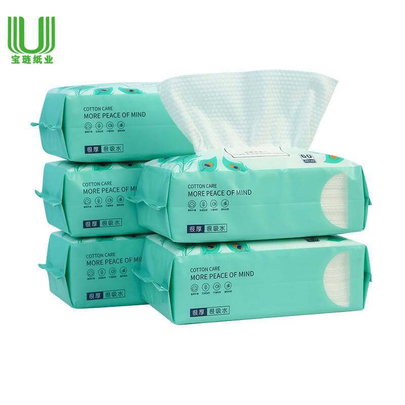Disposable Pure Cotton Face Towel Super Thick Soft Skin-Friendly Dry Wet Use for Adults Infants Wholesale