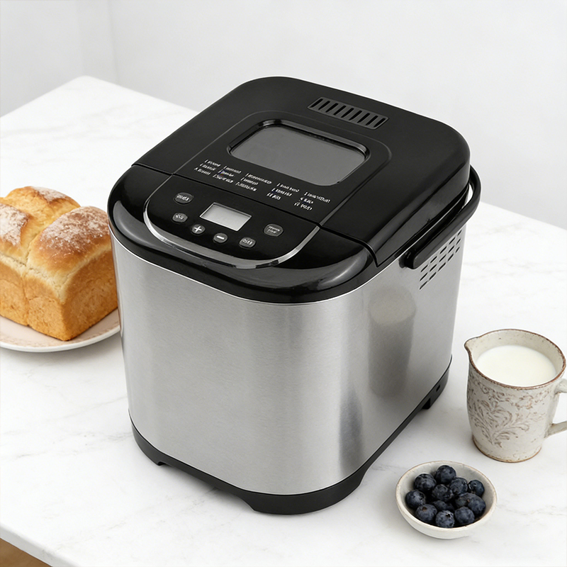 Household Automatic Bread Machine with Smart Fruit Dispenser Toast Maker