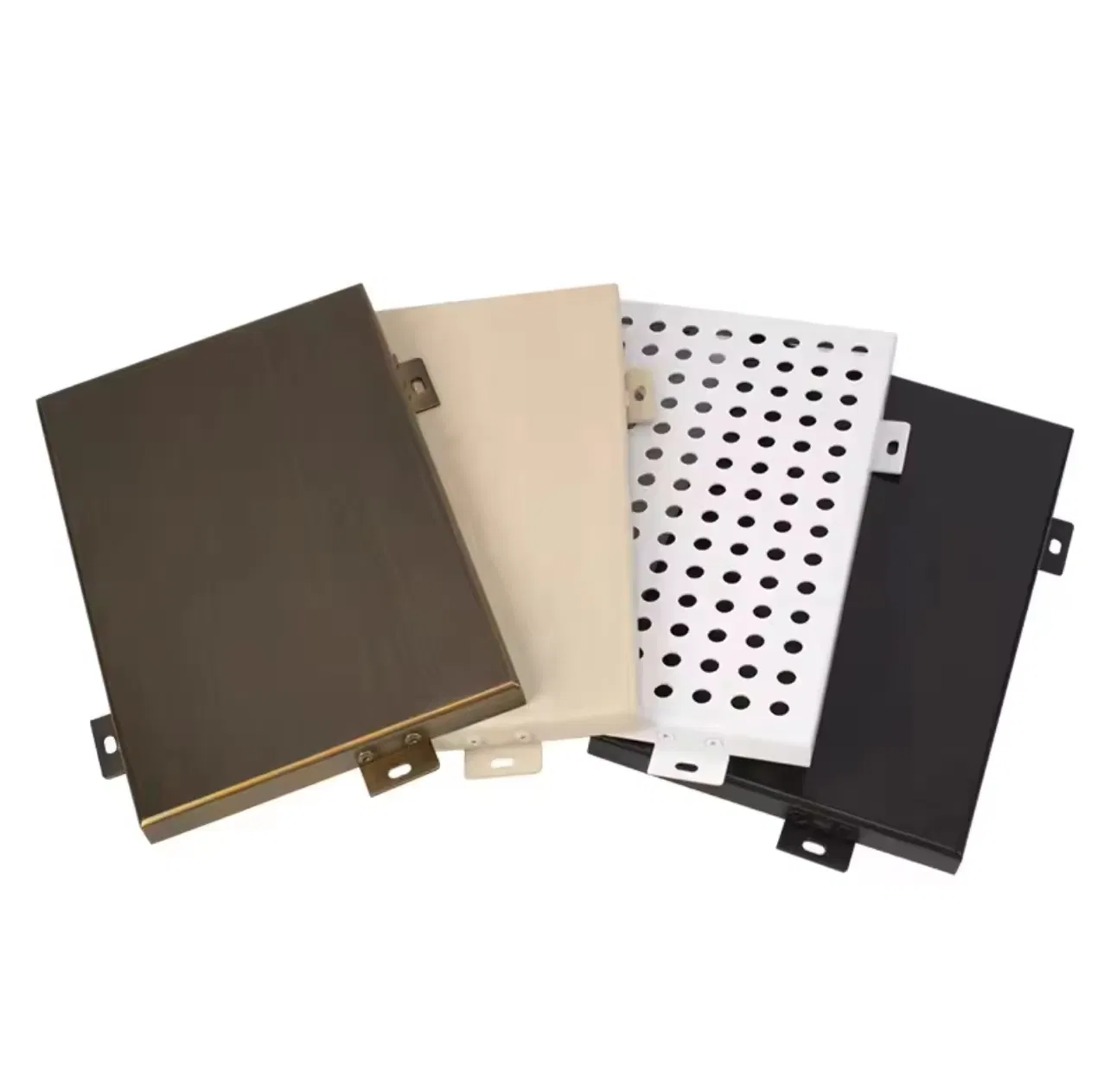 Aluminum Perforated Panel Curtain Wall Cladding Facade Panel for Buildings Material Laser Cut Screen