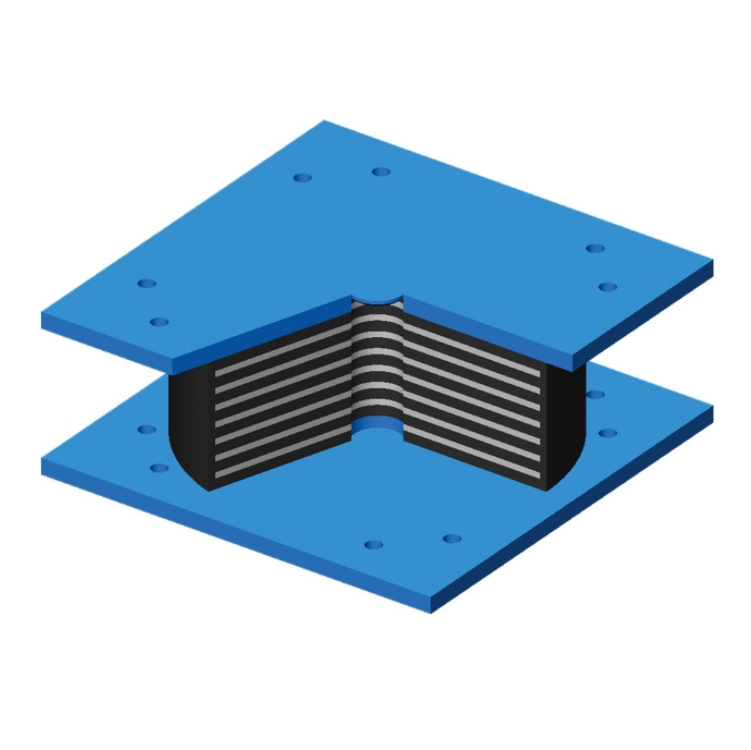 High Quality Elastomeric Moulded Bearing/Bridge Bearing Pad/Rubber Bridge Bearing
