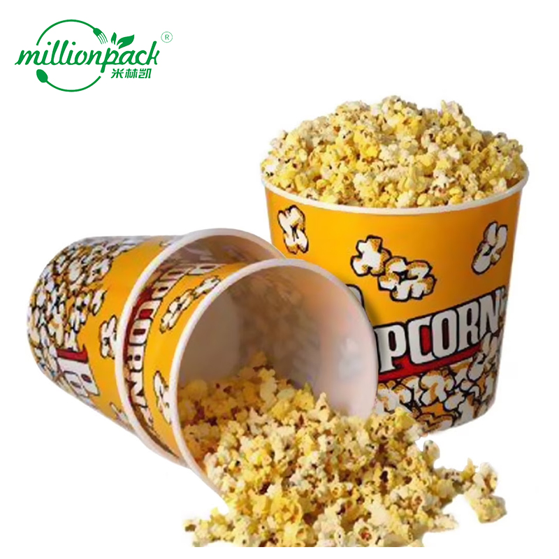Экологичный картонный стакан для попкорна