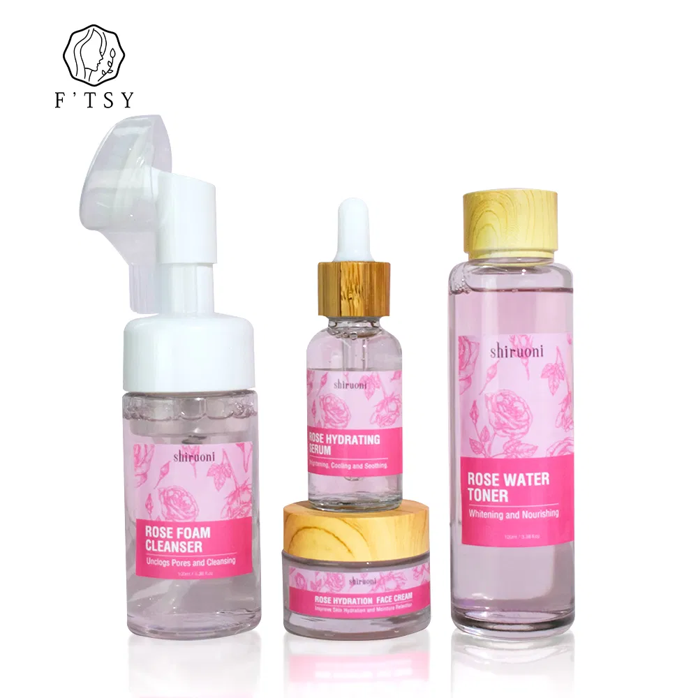 Day and Night Hydrate Glow Moisturizing Rose Whitening Skin Care Set