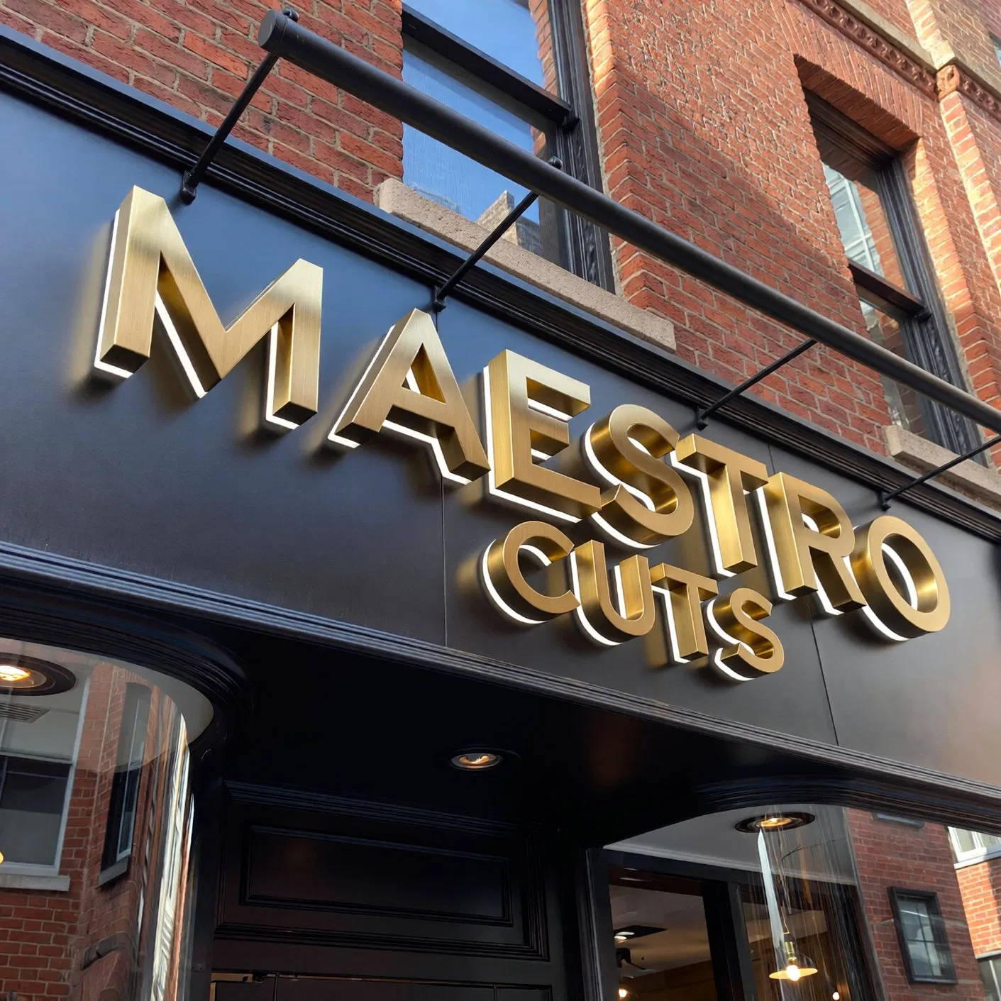 Customizable 3D Stainless Steel LED Sign with Eye-Catching RGB Colors