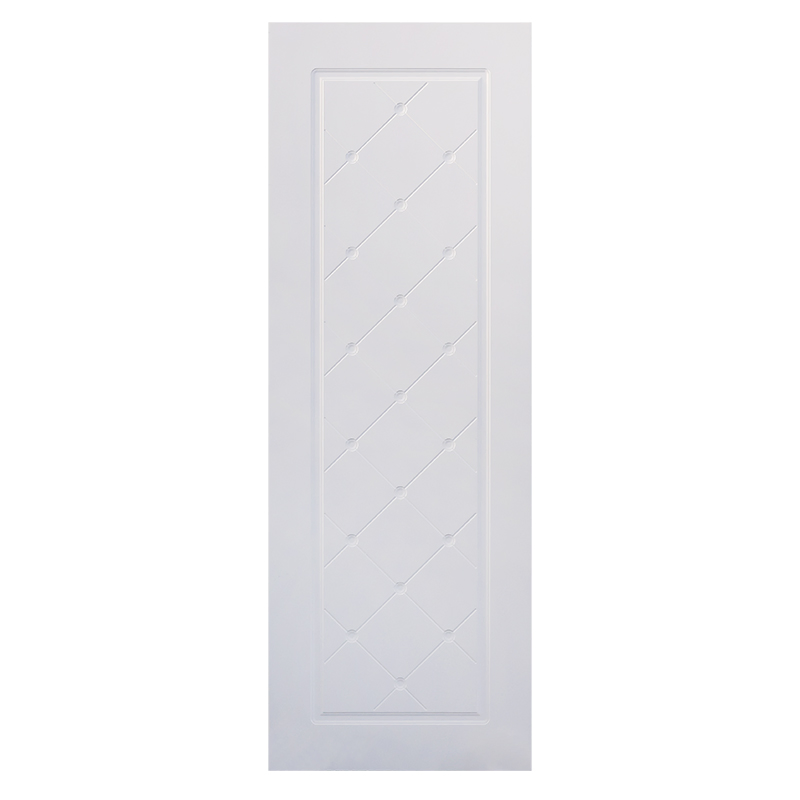 Hospital School Bathroom Toilet Milk White Waterproof WPC Door