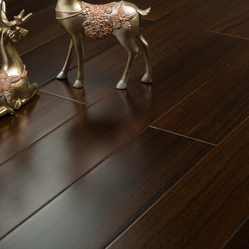 Bedroom Environmental Protection Red Sandalwood Log Pure Solid Wood Floor 0748