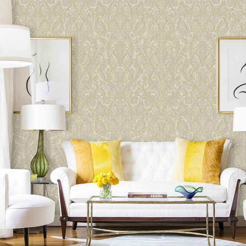 High-Quality Custom-Made Vintage Roman Style Mold-Proof and Fire-Resistant PVC Wallpaper for Waterproof Wall Decoration