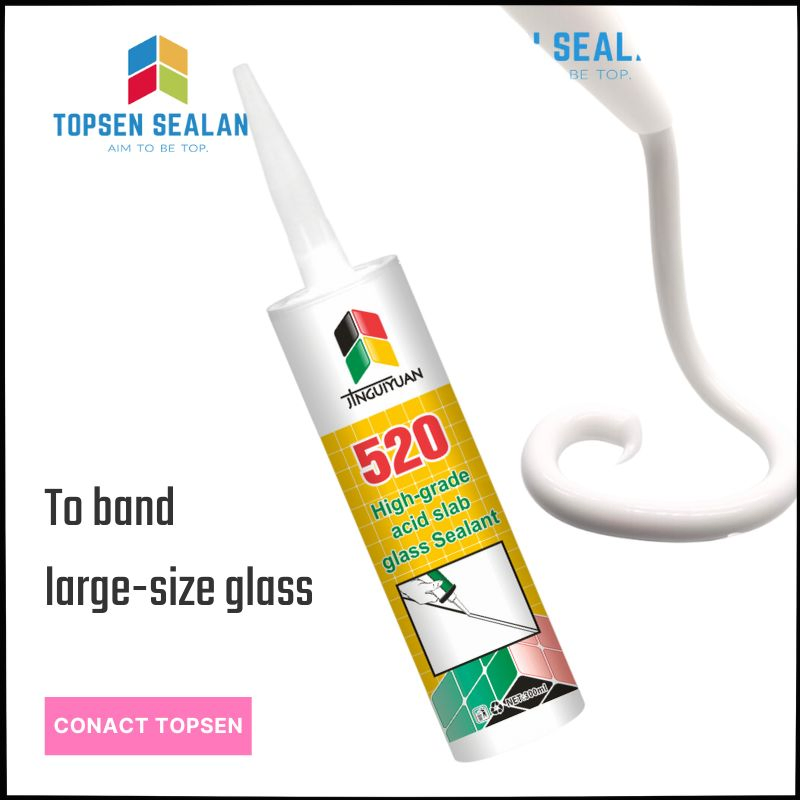 Durable Waterproof Acetic Silicone Sealant for Glass and Metal