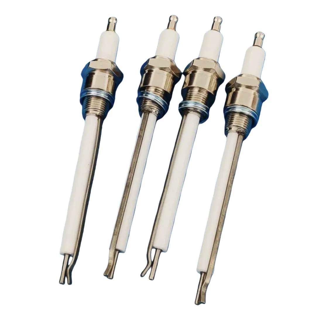 Customized Fuel Gas Burner Alumina Ceramic Insulator Ignition Electrode Rod